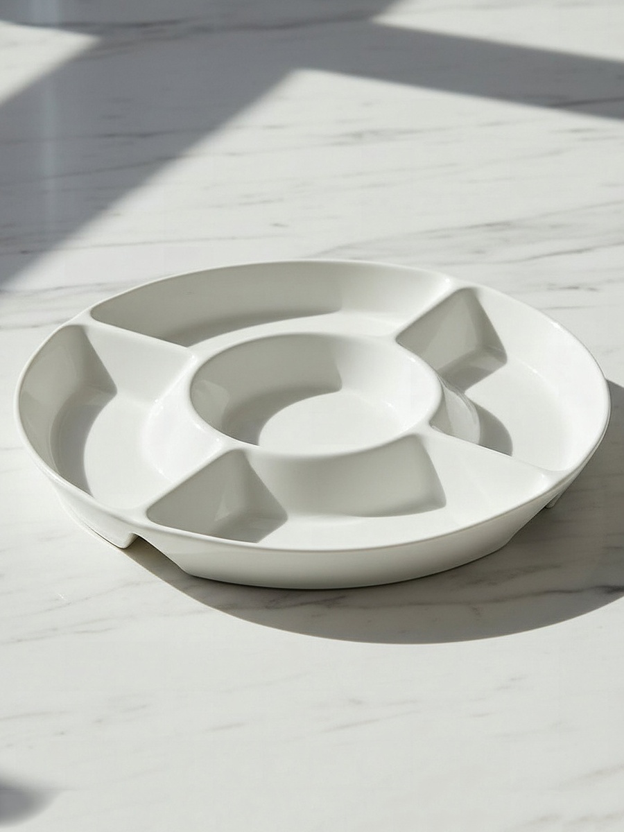 Alice 5-Partition Platter - 30 cm