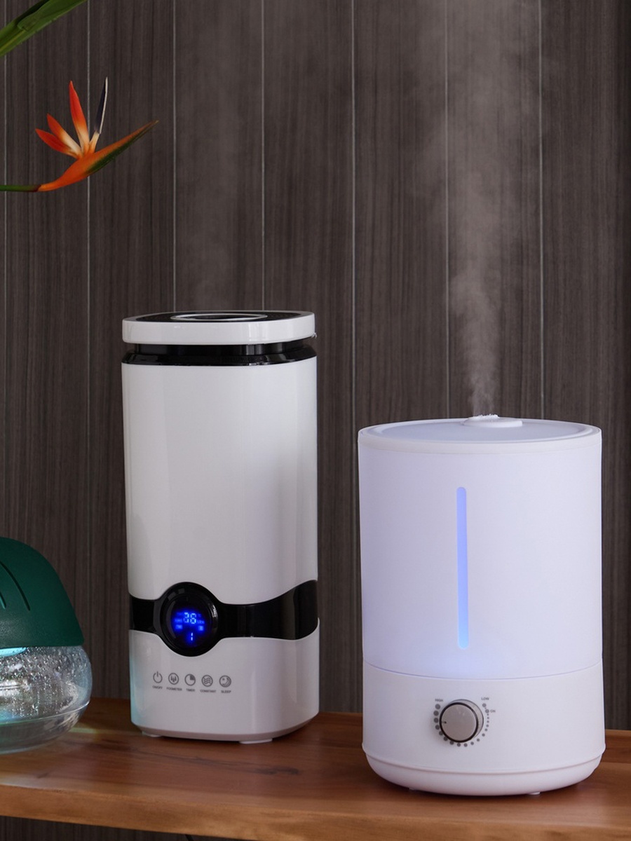 Nova Mistique Ultrasonic Cool Mist Humidifier with LED Light and Water Shortage Protection - 4 L