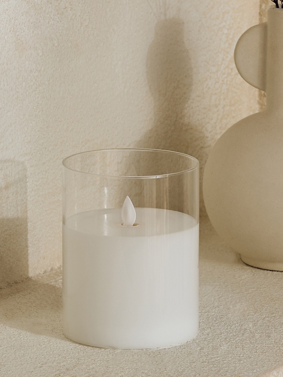 Luna LED Pillar Candle - 10x12.5 cm