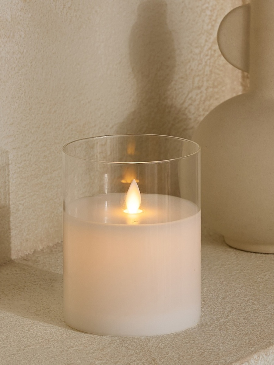 Luna LED Pillar Candle - 10x12.5 cm