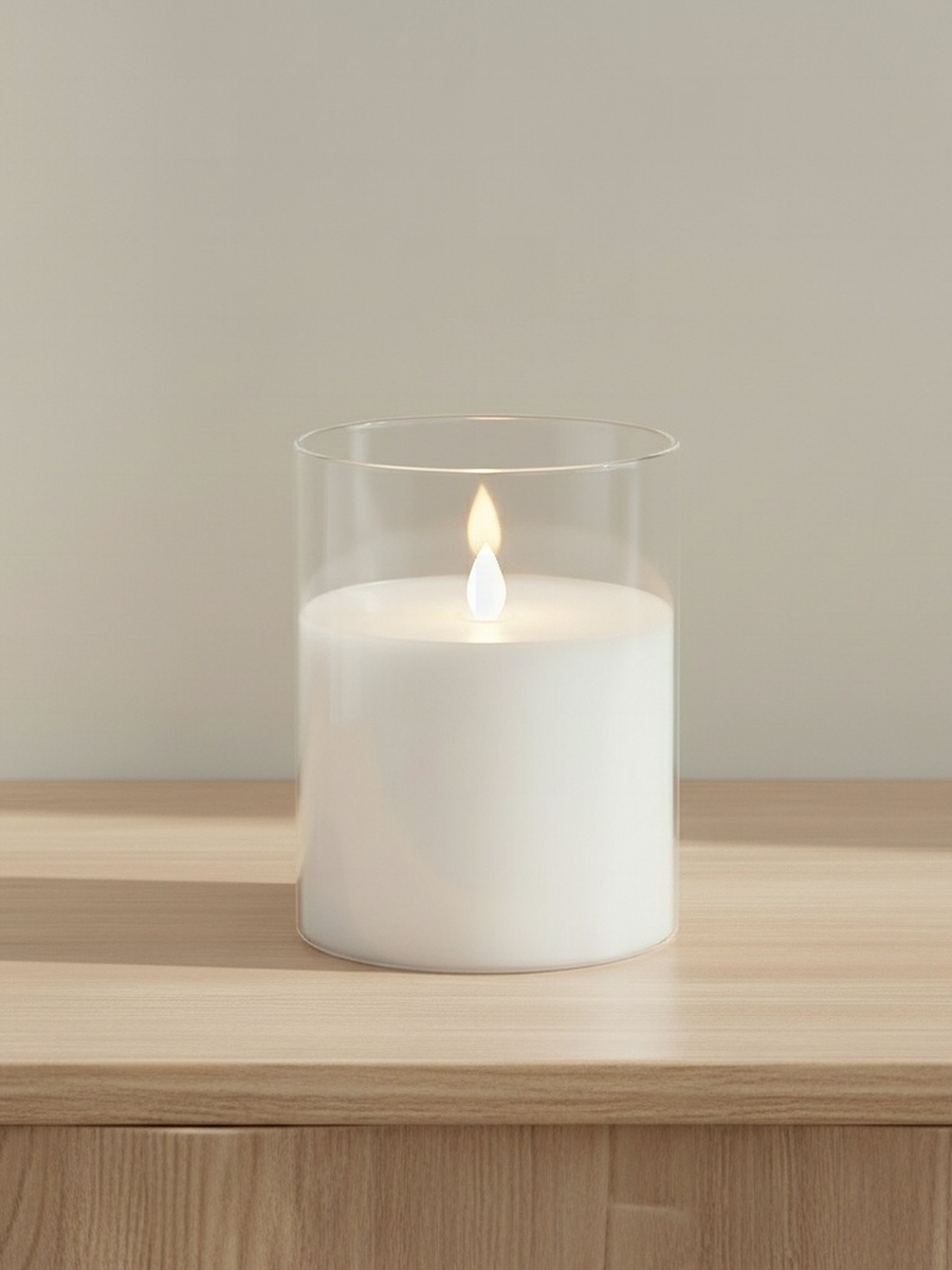 Luna LED Pillar Candle - 10x12.5 cm