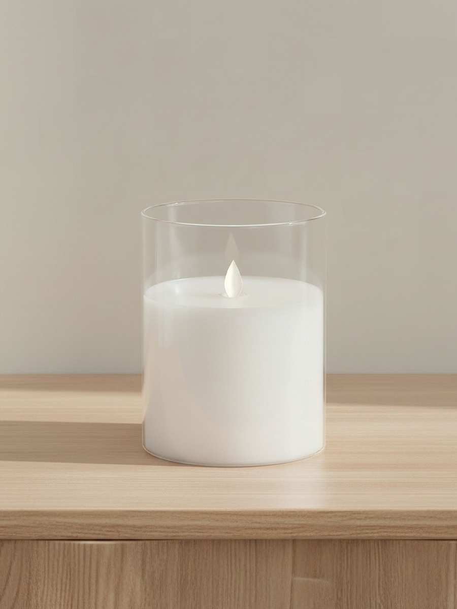 Luna LED Pillar Candle - 10x12.5 cm