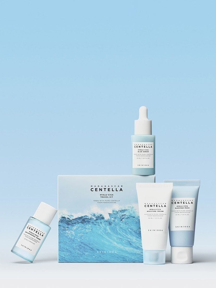4-Piece Madagascar Centella Hyalu Cica Travel Kit