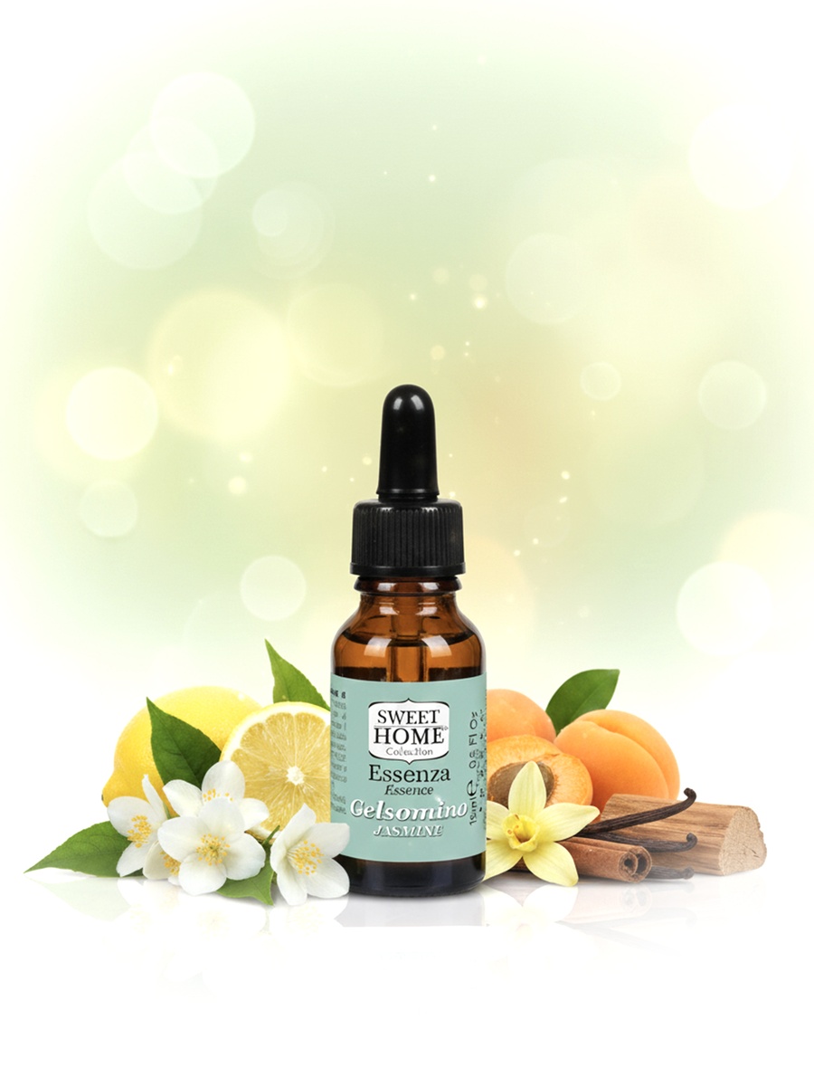 Essences Jasmine Fragrance Oil, 15Ml, Long-Lasting Floral Aroma For Home, Office and Diffusers
