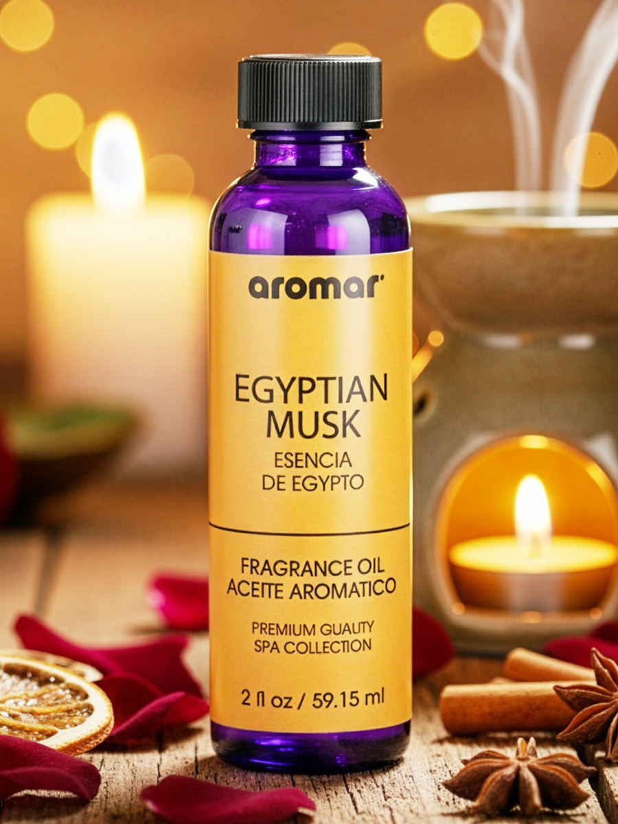Spa Aromatic Oil Egyptian Musk Fragrance, 59.15Ml, Warm, Sensual and Earthy Essential Oil