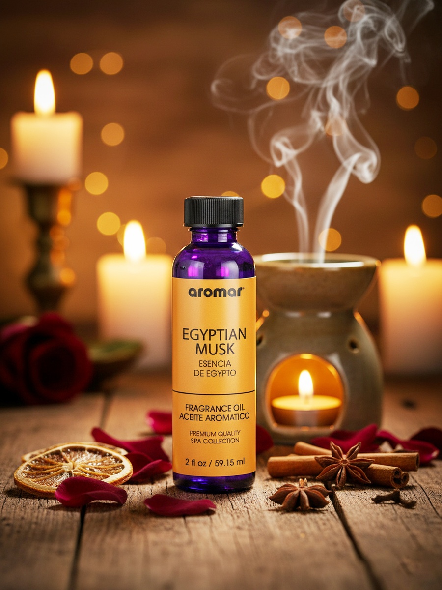 Spa Aromatic Oil Egyptian Musk Fragrance, 59.15Ml, Warm, Sensual and Earthy Essential Oil