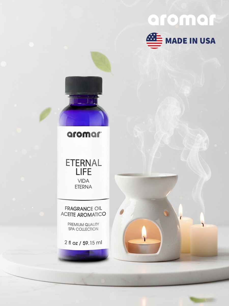 Spa Aromatic Oil Eternal Life Fragrance, 59.15Ml, Fresh, Uplifting and Spiritual Essential Oil For Diffusers