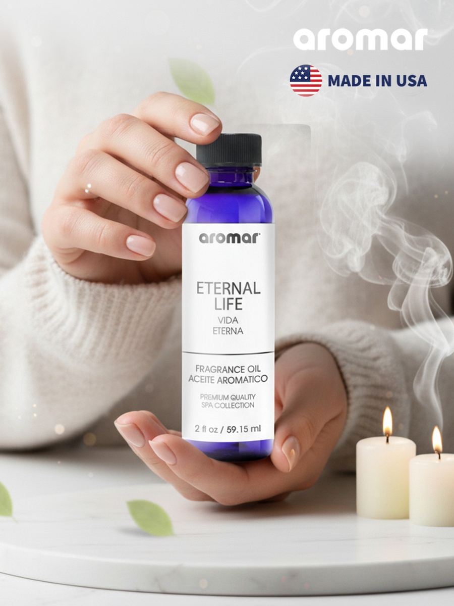 Spa Aromatic Oil Eternal Life Fragrance, 59.15Ml, Fresh, Uplifting and Spiritual Essential Oil For Diffusers