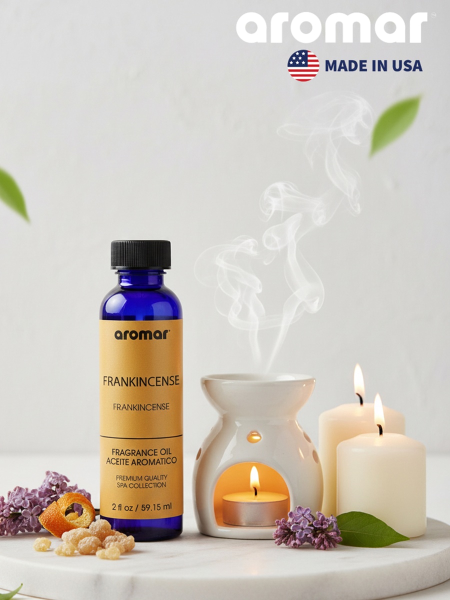 Spa Aromatic Oil Frankincense Fragrance, 59.15Ml, Sacred, Woody and Soothing Essential Oil