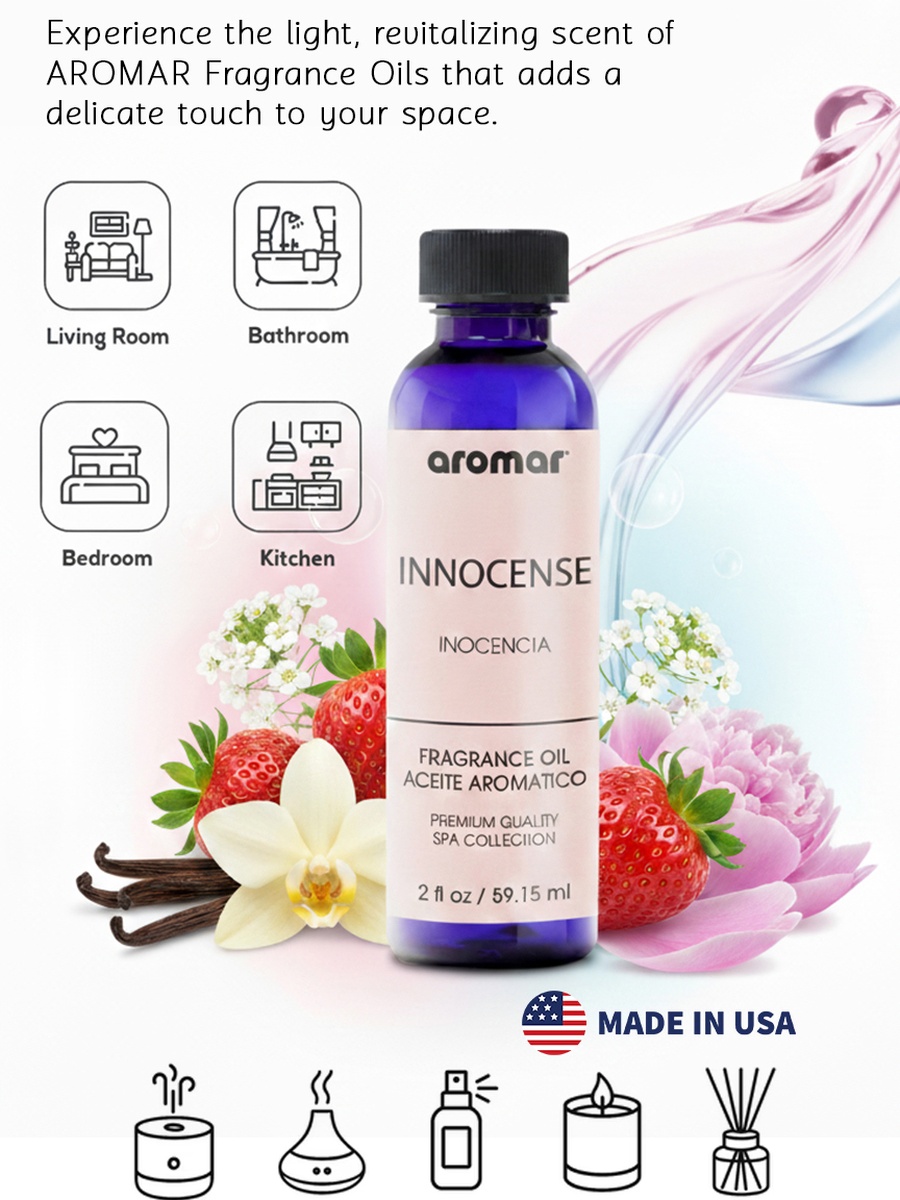 Spa Aromatic Oil Innocence Fragrance, 59.15Ml, Soft Floral and Powdery Essential Oil