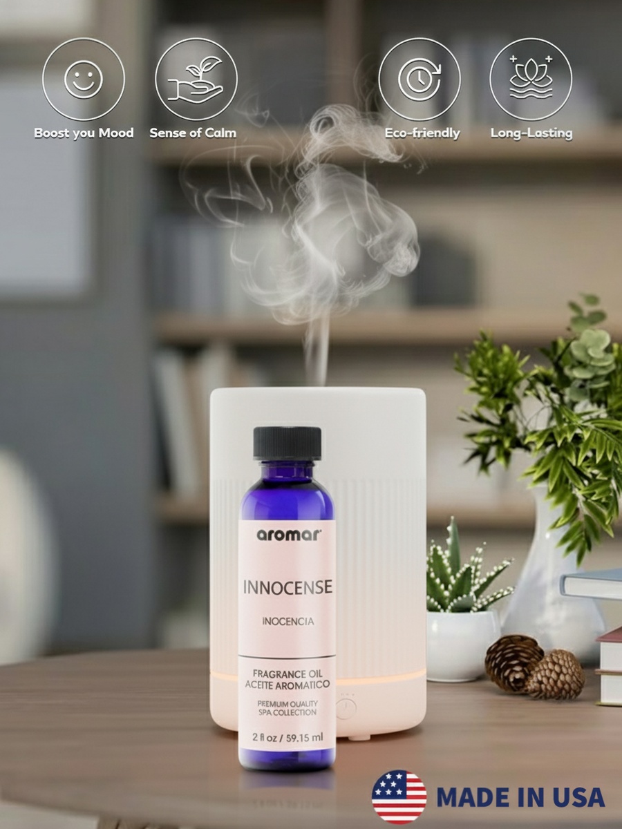Spa Aromatic Oil Innocence Fragrance, 59.15Ml, Soft Floral and Powdery Essential Oil