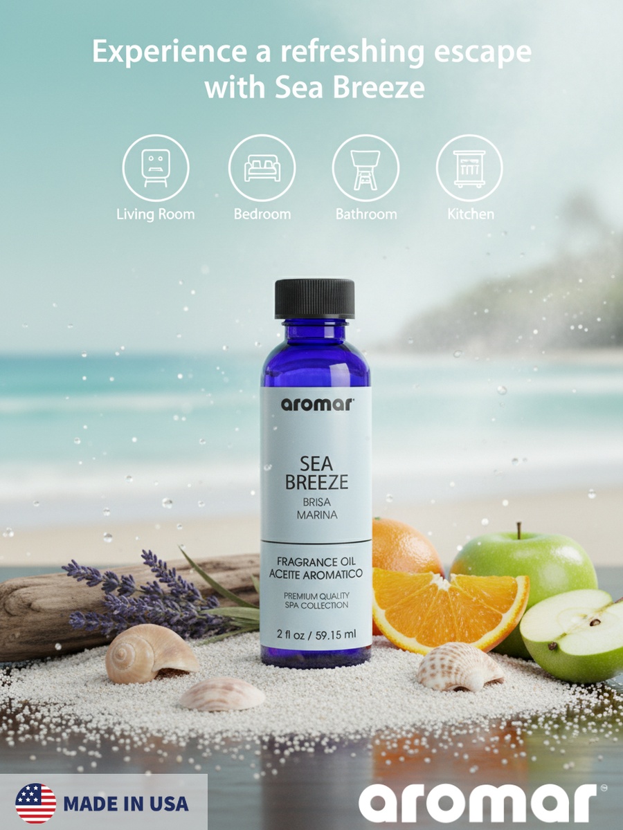 Spa Aromatic Oil Sea Breeze Fragrance, 59.15Ml