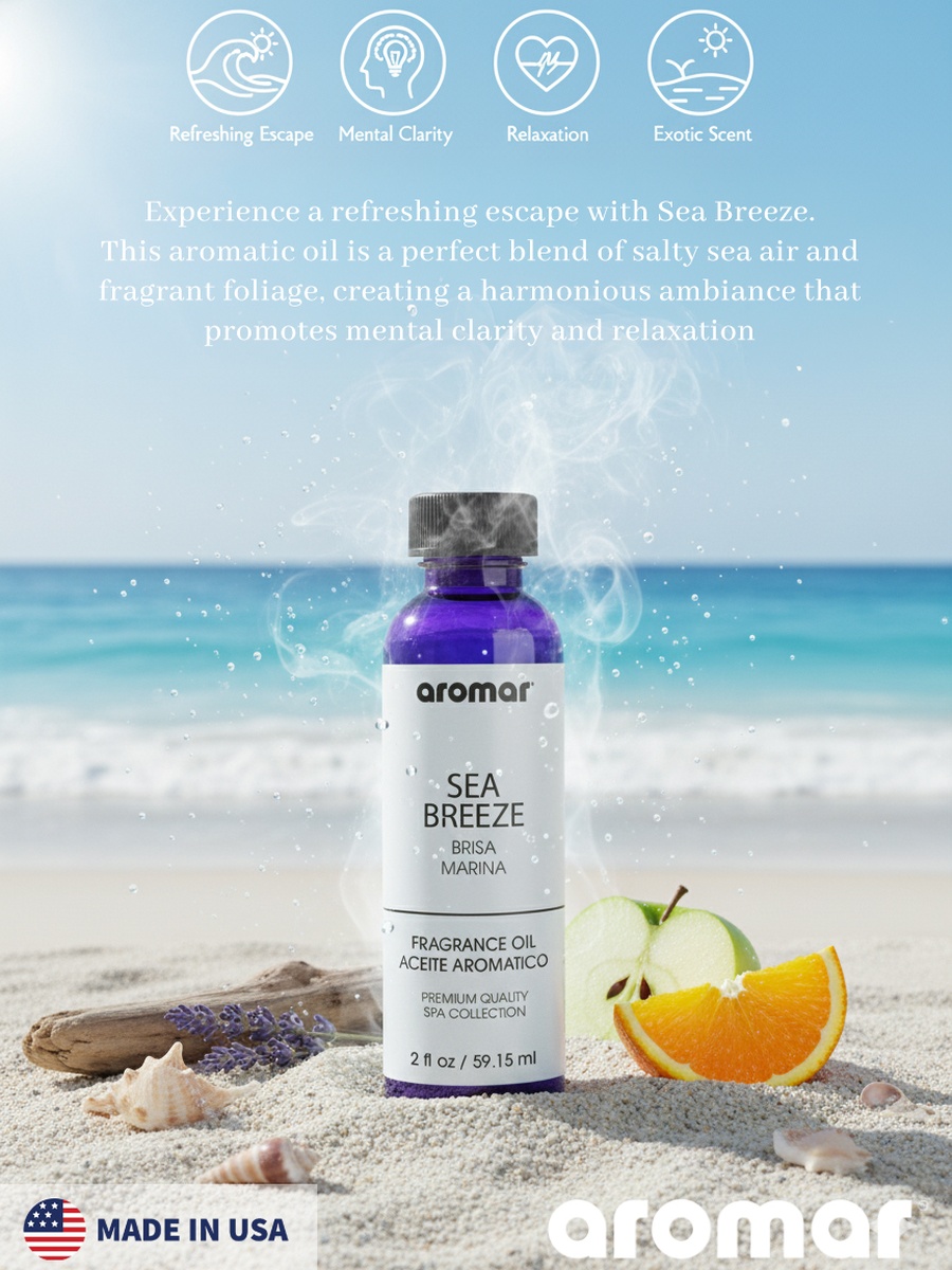 Spa Aromatic Oil Sea Breeze Fragrance, 59.15Ml