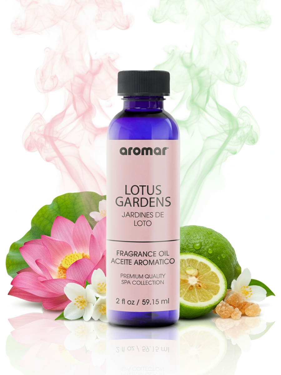 Spa Aromatic Oil Lotus Garden Fragrance, 59.15Ml