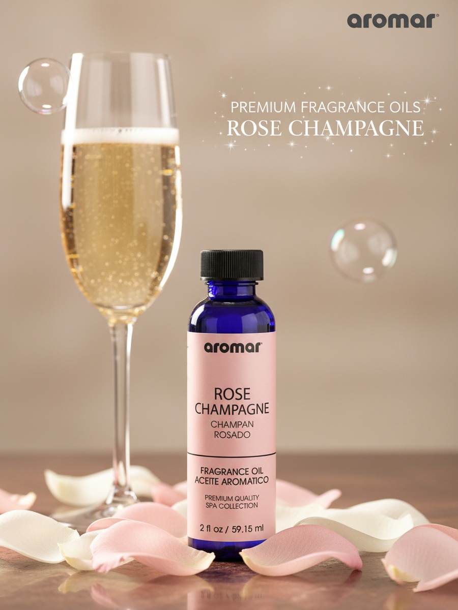 Spa Aromatic Oil Rose Champagne Fragrance, 59.15Ml
