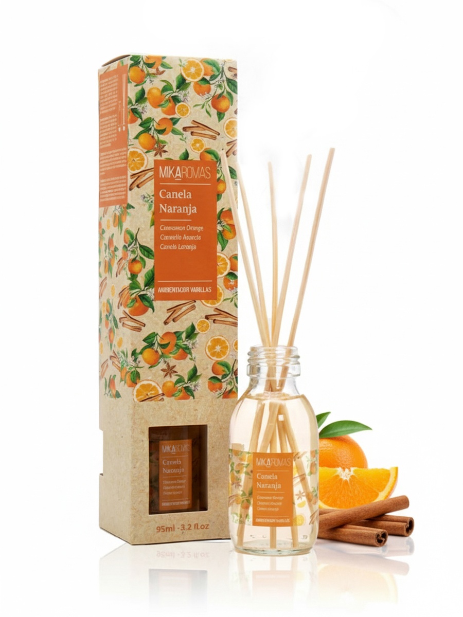 Reed Diffuser - Cinnamon and Orange Fragrance, 95Ml