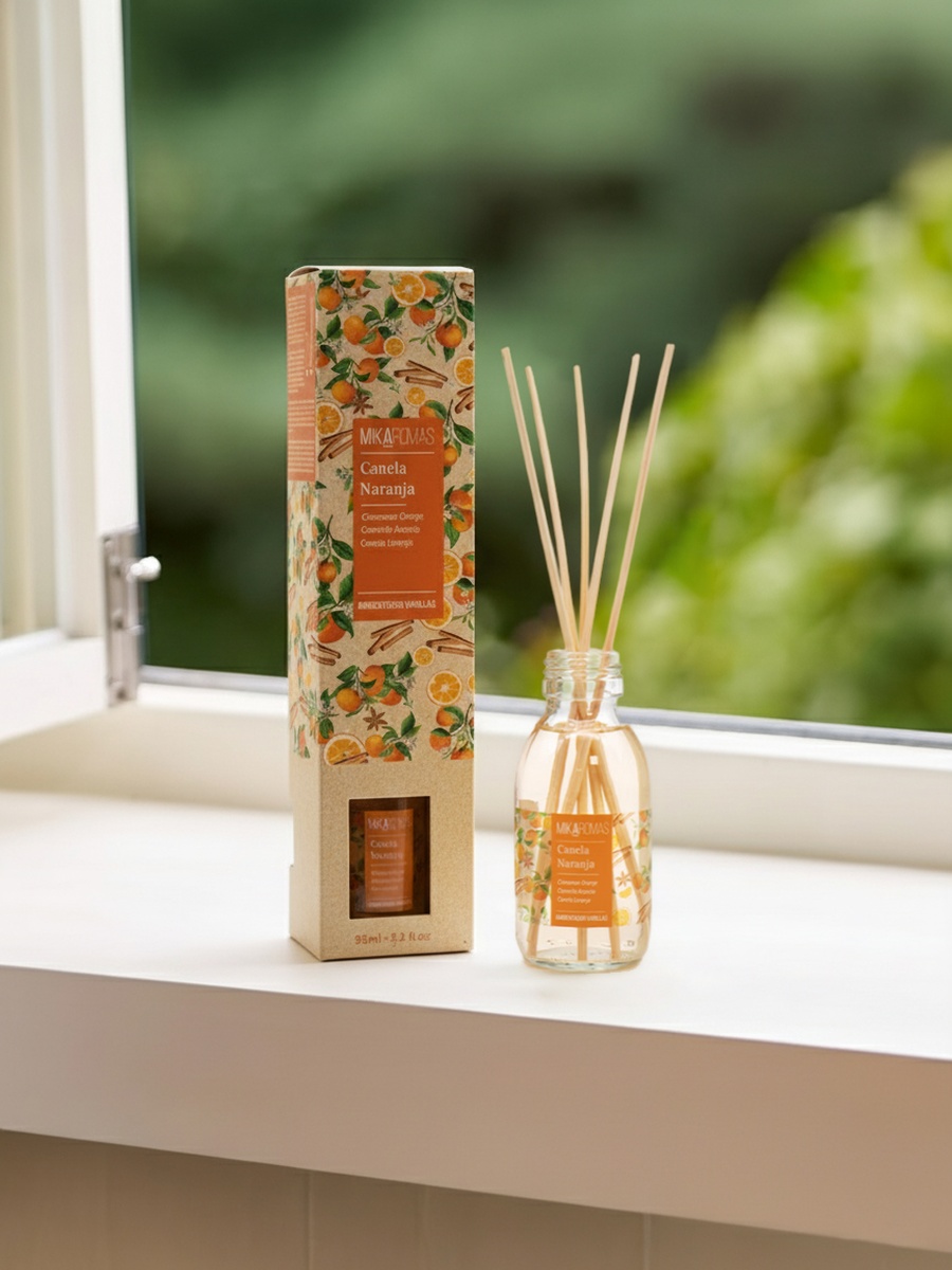 Reed Diffuser - Cinnamon and Orange Fragrance, 95Ml