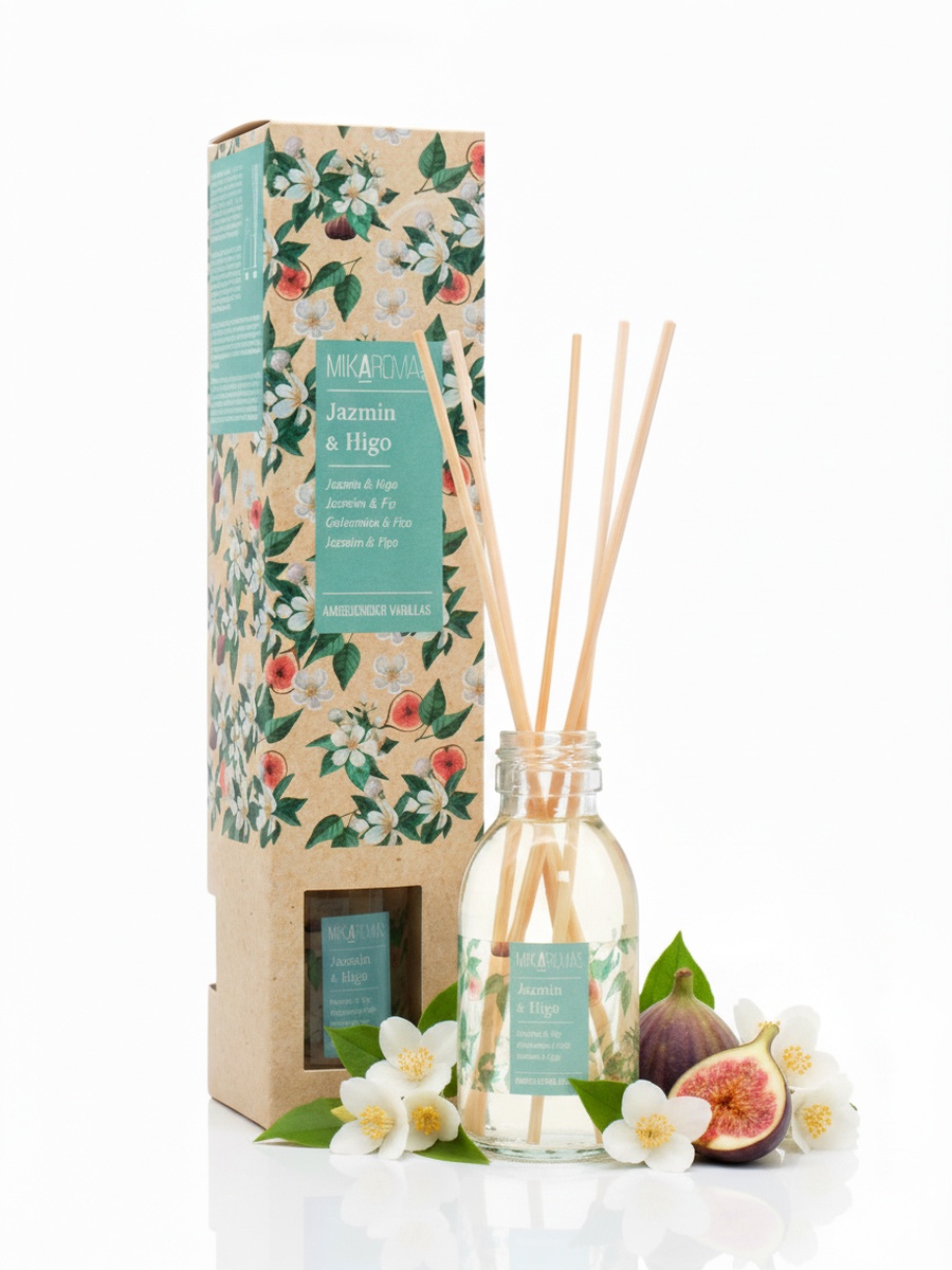 Reed Diffuser - Jasmine and Higo Fragrance, 95Ml
