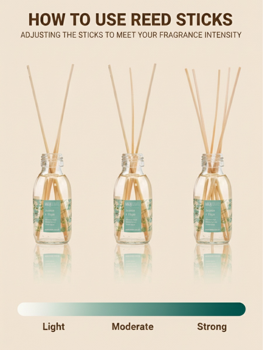 Reed Diffuser - Jasmine and Higo Fragrance, 95Ml