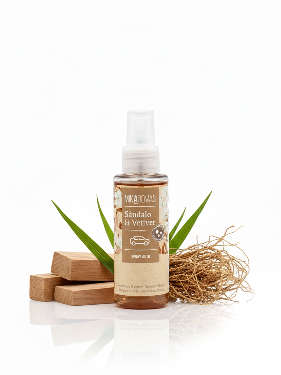 Car Spray Sandalwood and Vetiver, 100Ml