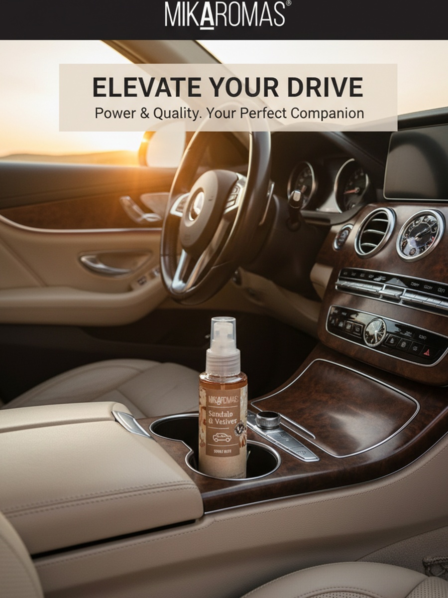 Car Spray Sandalwood and Vetiver, 100Ml