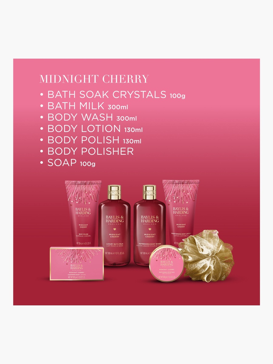 Midnight Cherry Luxury Pamper Set