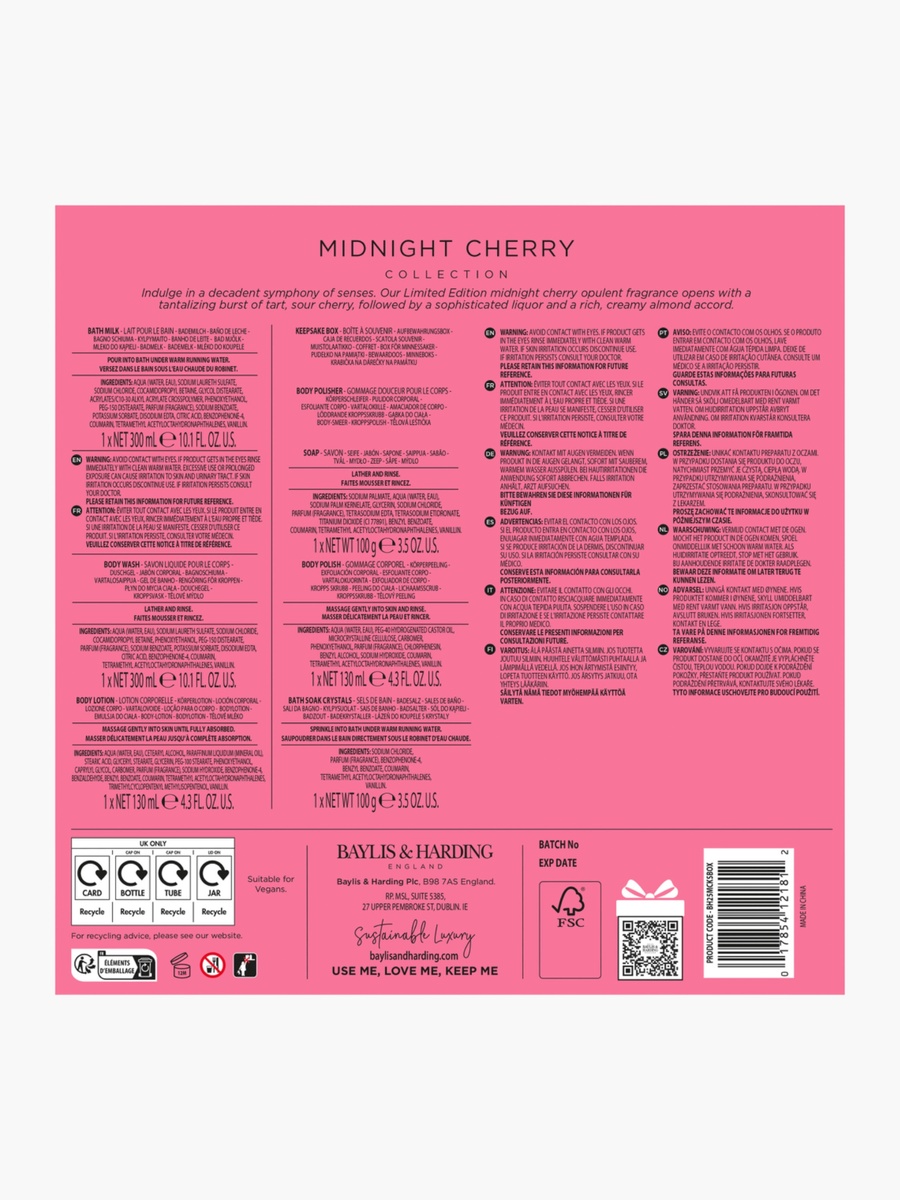 Midnight Cherry Luxury Pamper Set