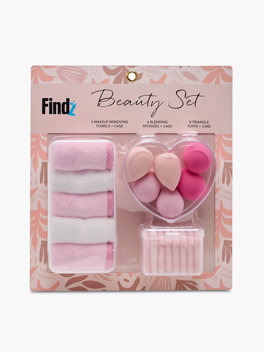 Assorted 19-Piece Beauty Set