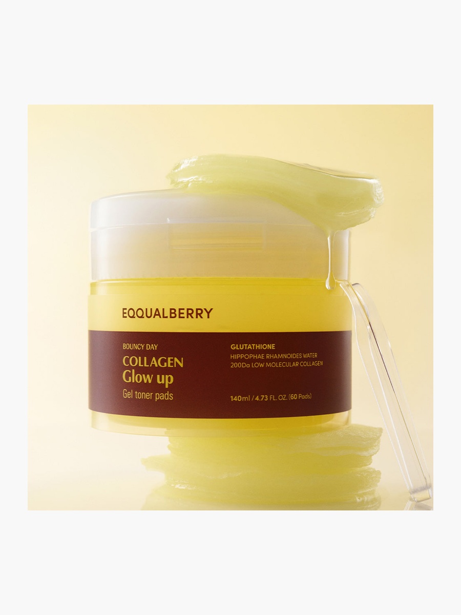 Collagen Glow Up Gel Toner Pads