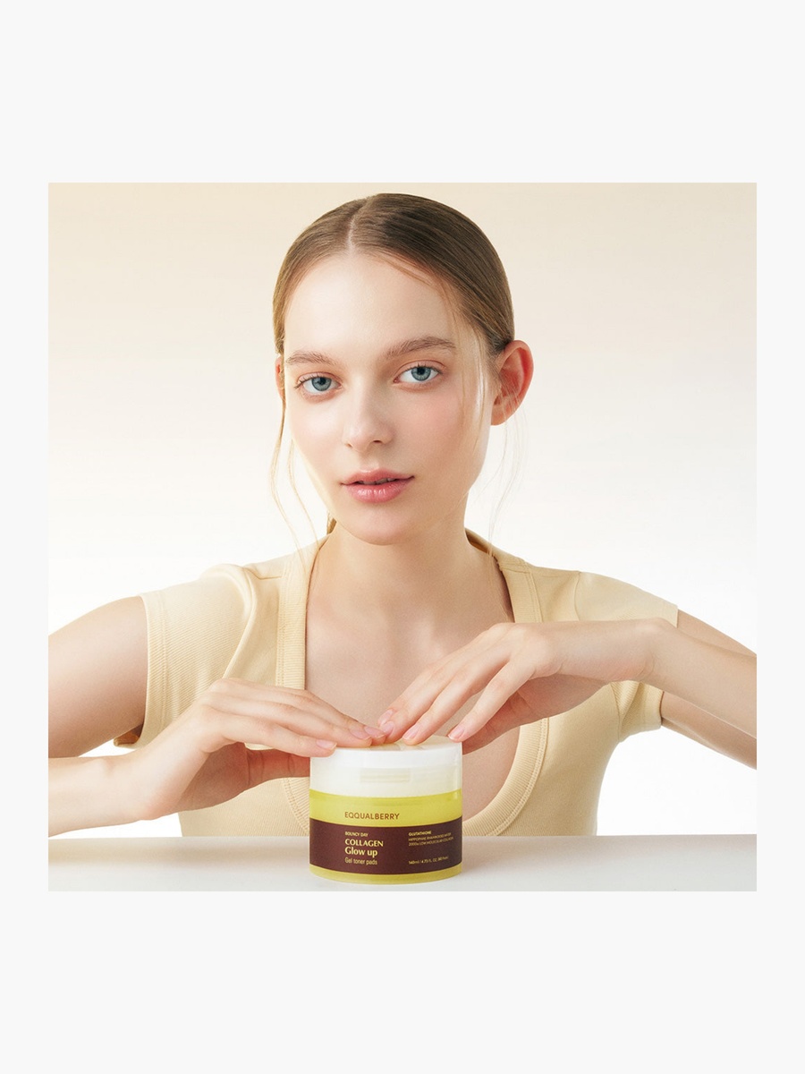 Collagen Glow Up Gel Toner Pads