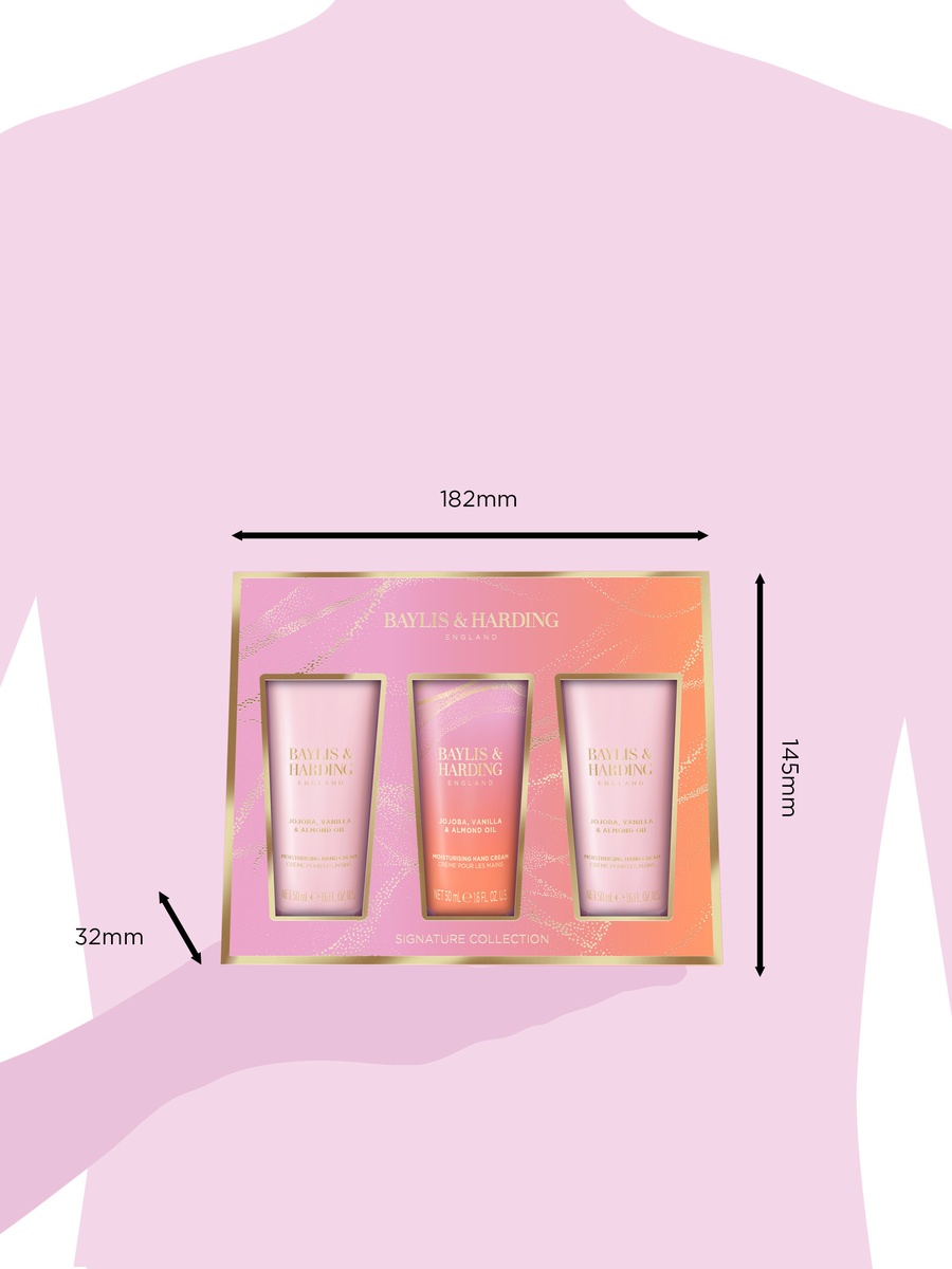Jojoba Vanilla Almond Hand Cream Set