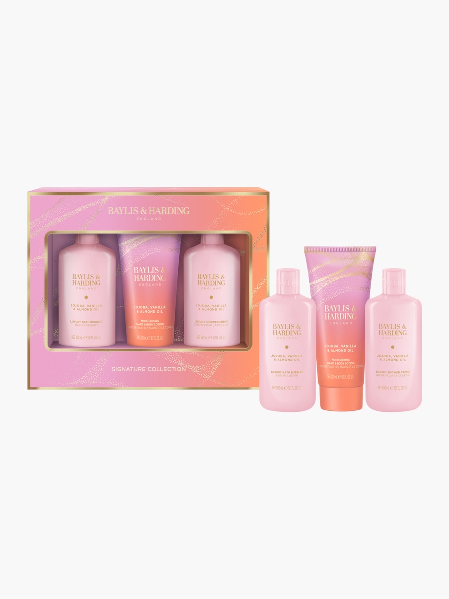 Jojoba Vanilla Almond Oil Bathing Gift Set