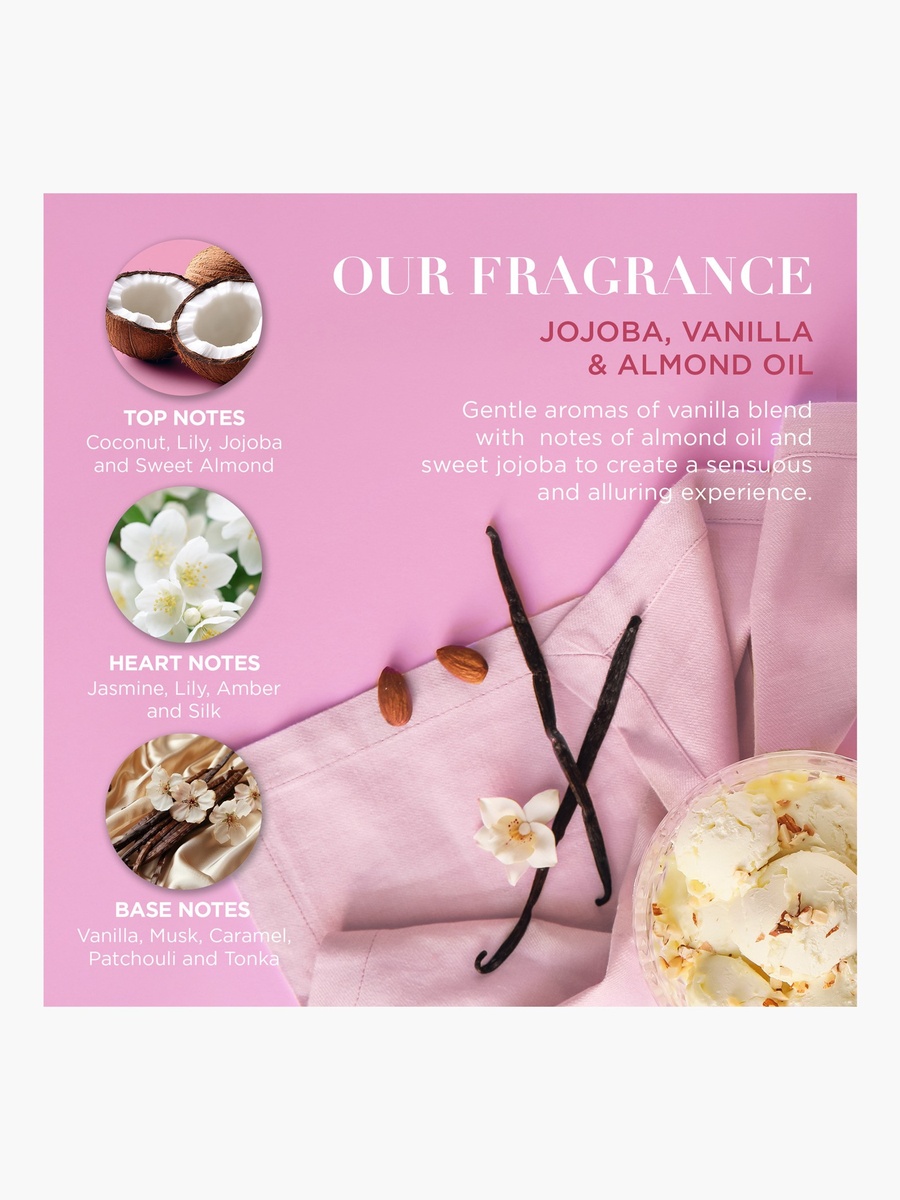 Jojoba Vanilla Almond Oil Bathing Gift Set