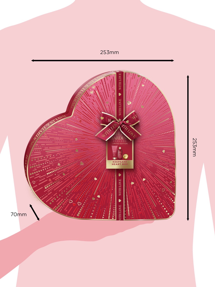 Heart-Shaped Keepsake Gift Box