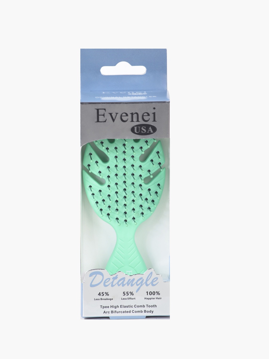Leaf Design Detangling Hair Brush