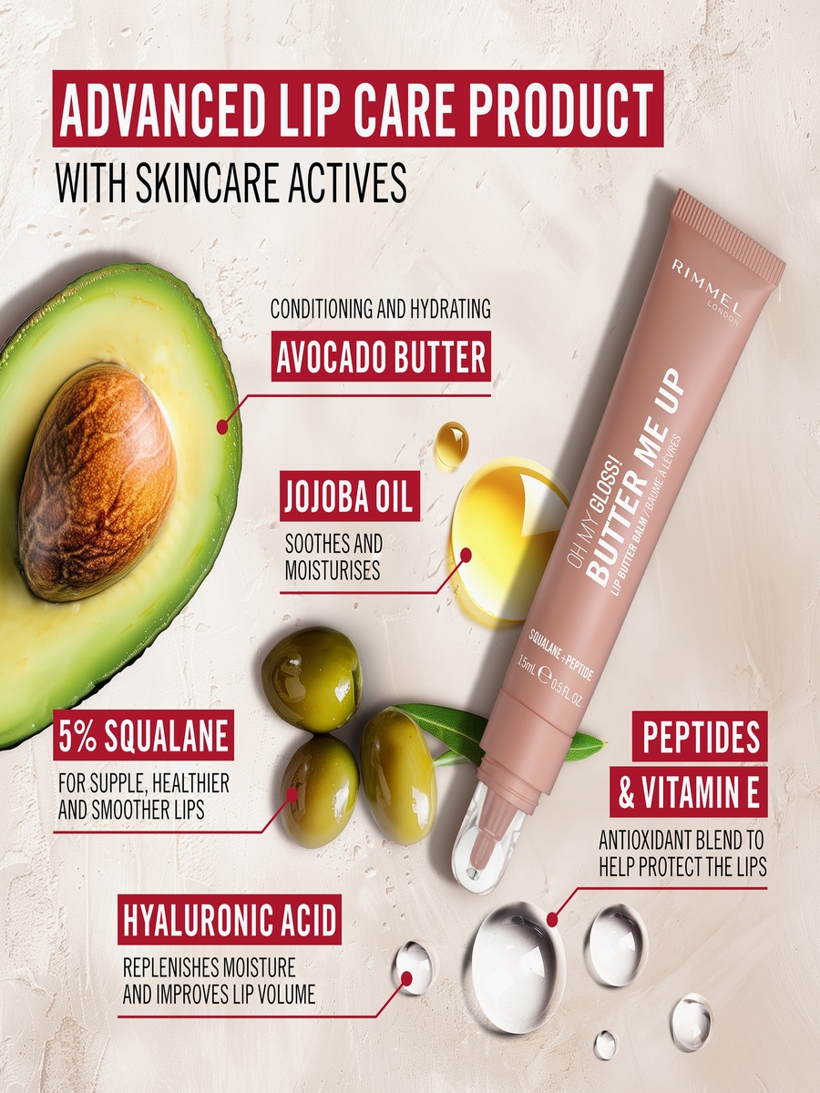 Oh My Gloss Butter Me Up Lip Butter Balm - 15 ml