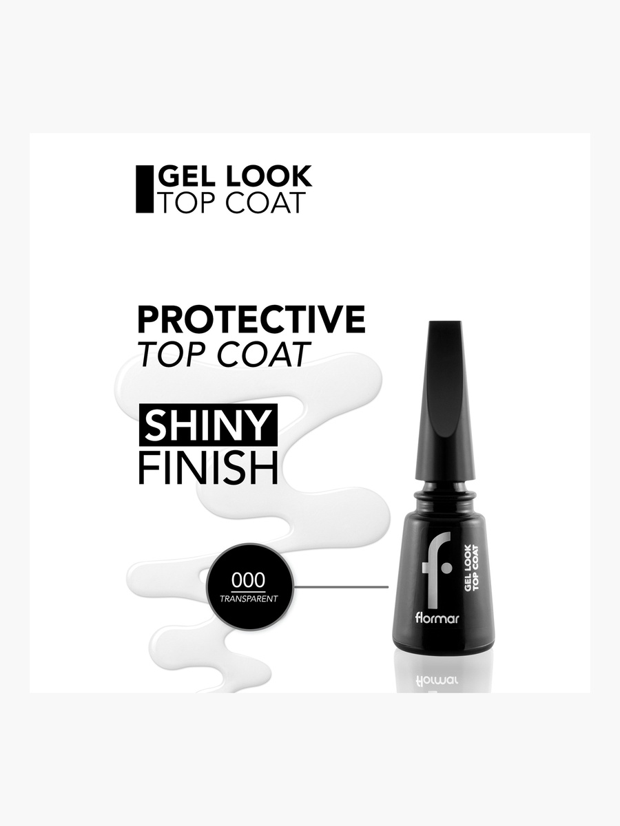 Nail Top Coat Gel Look with Vitamin E
