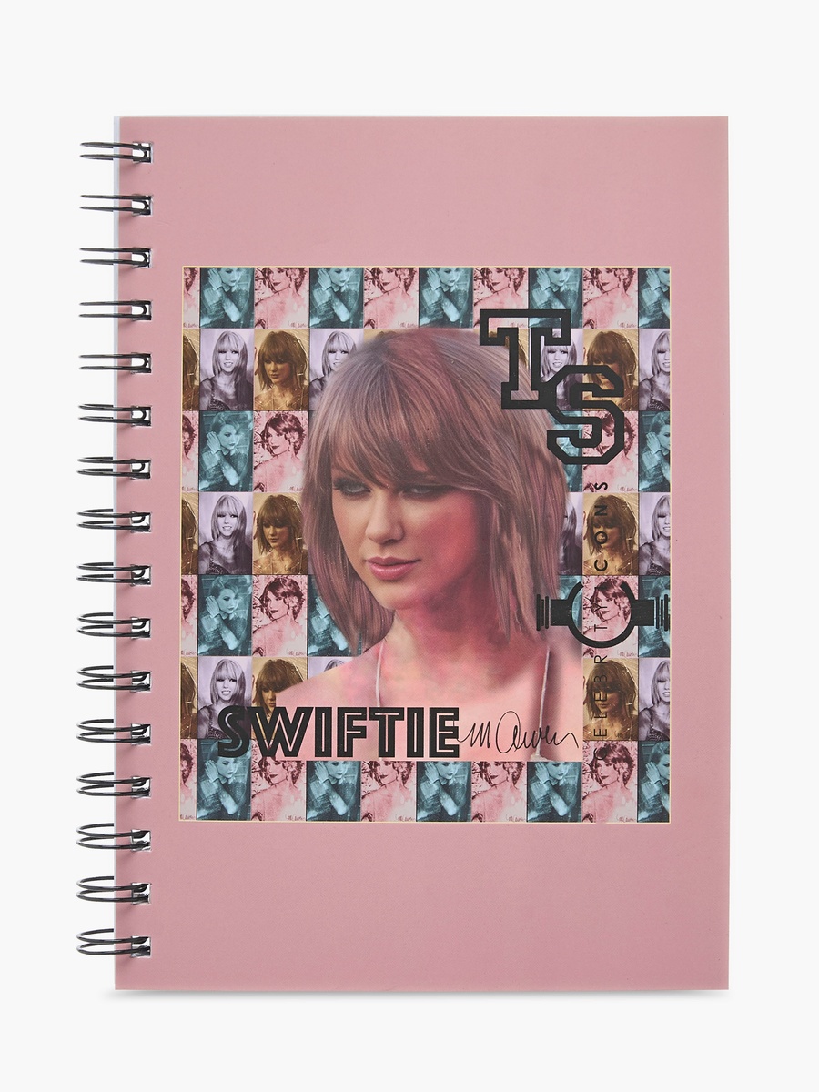 Taylor Swift Print A5 Spiral Notebook