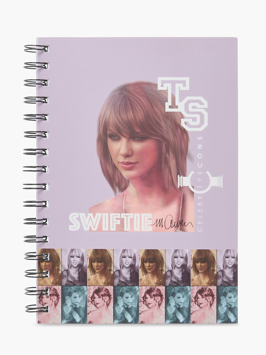 Taylor Swift Print A6 Spiral Notebook
