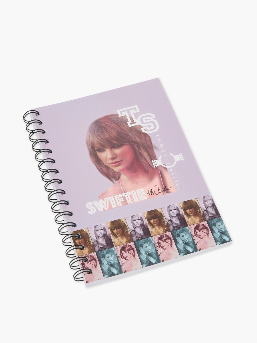 Taylor Swift Print A6 Spiral Notebook
