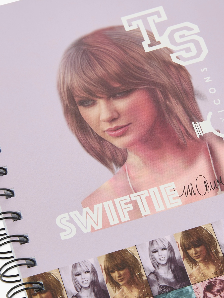 Taylor Swift Print A6 Spiral Notebook