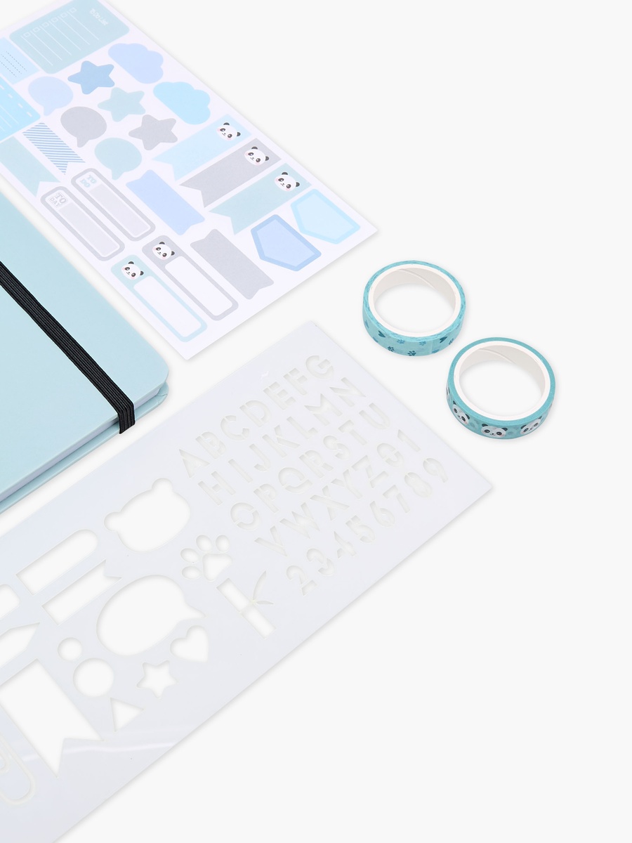 Panda Print 4-Piece Assorted Stationery Set