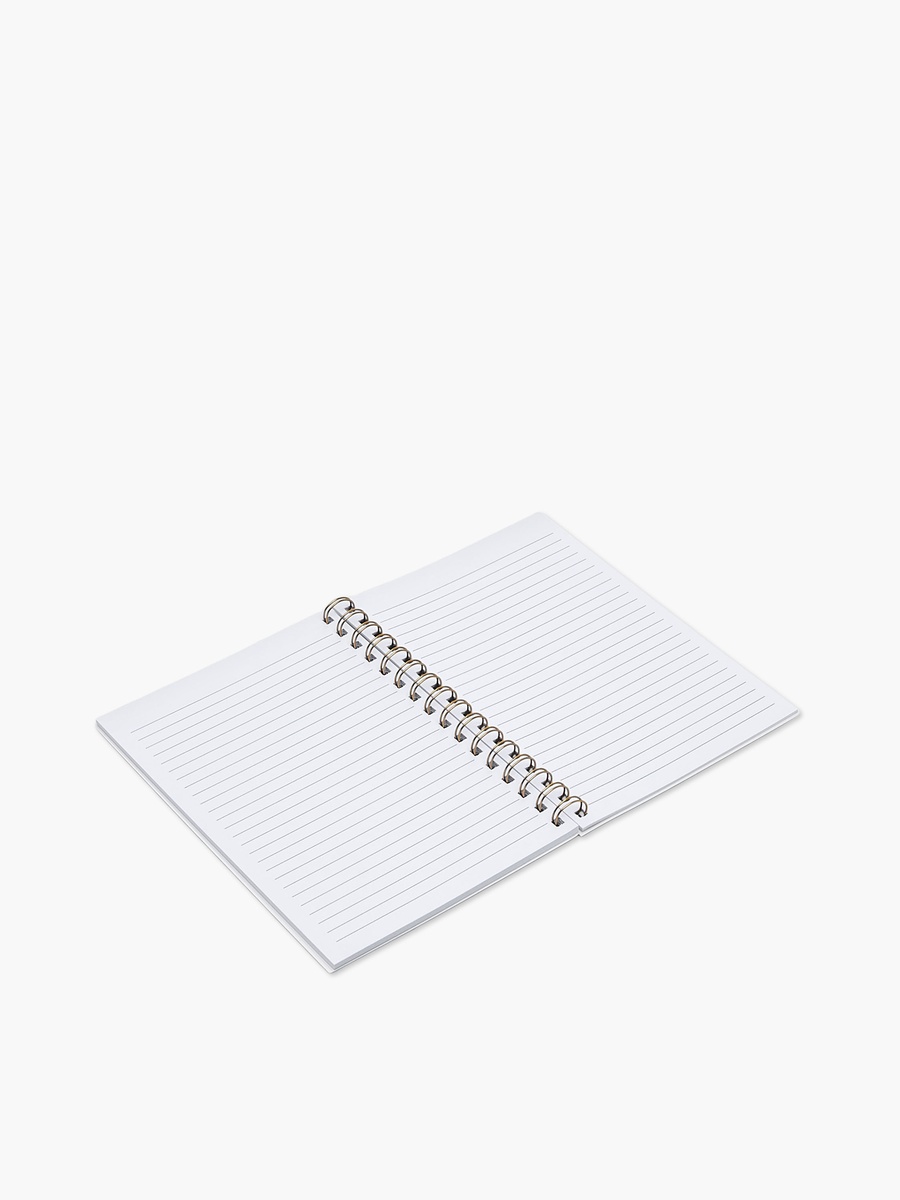 Pattern Print A5 Notebook with Spiral Binding - 60 Pages