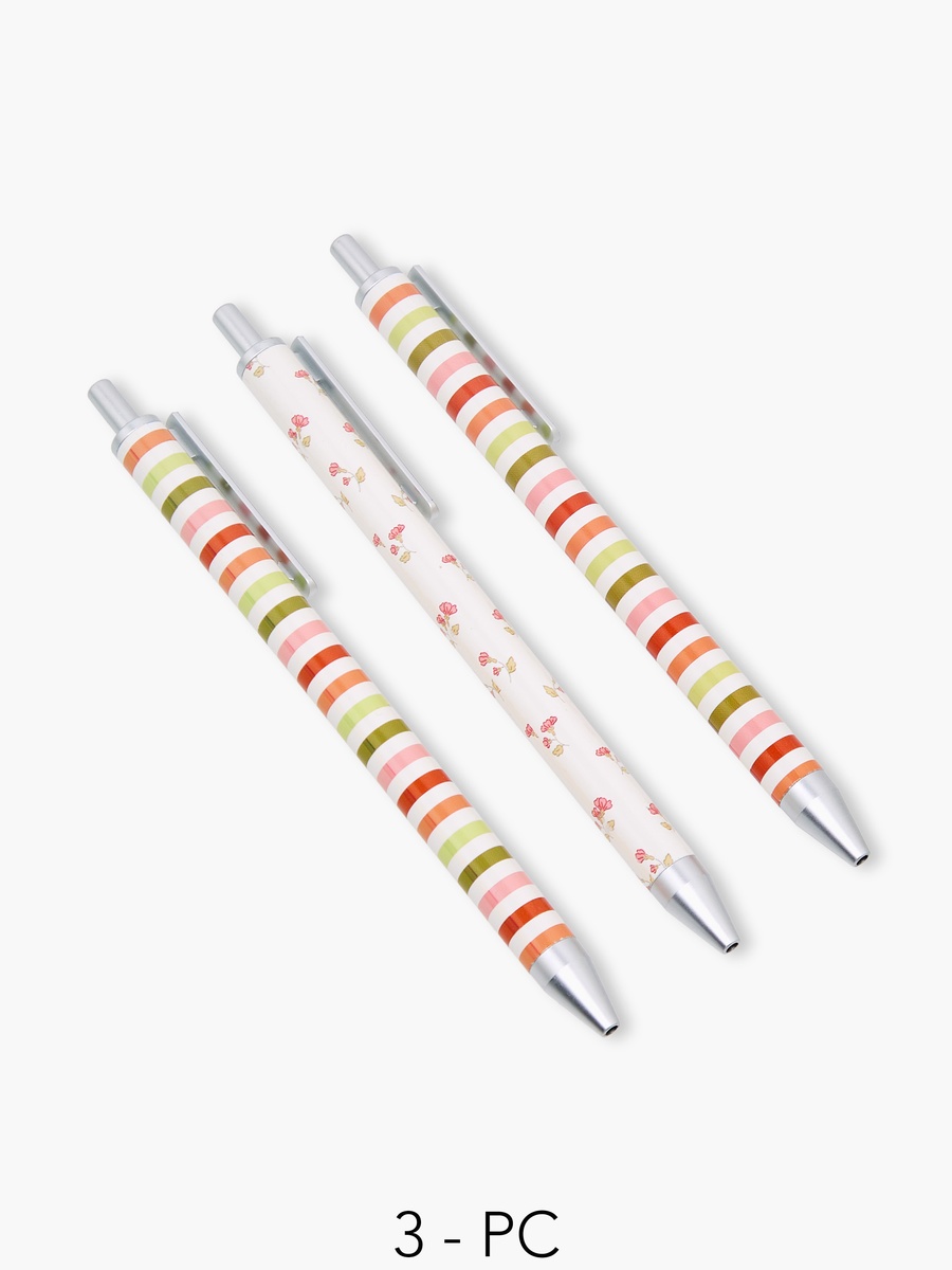 Ball Pen with Print - Set of 3