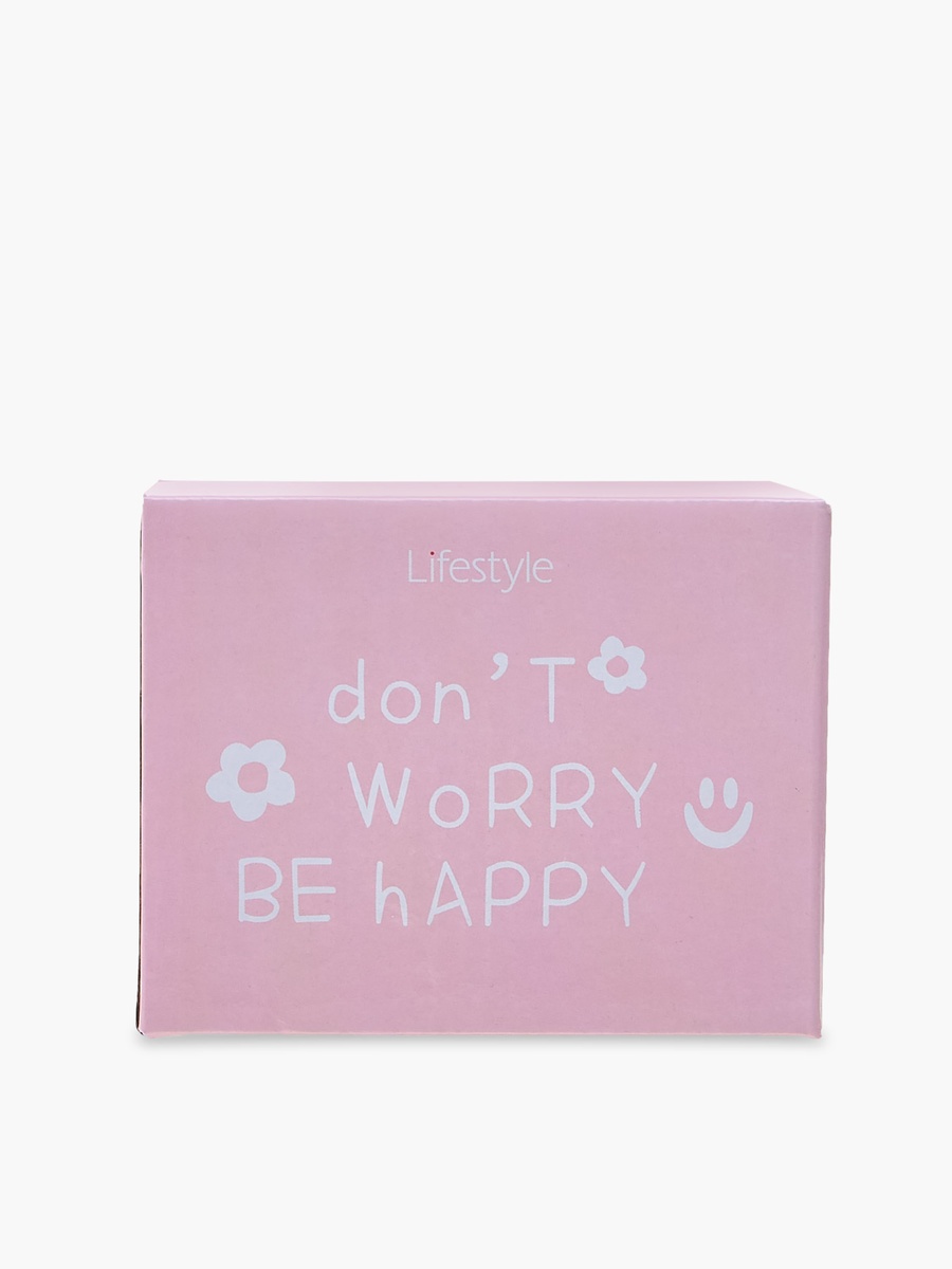 Slogan Print Bone China Mug with Handle
