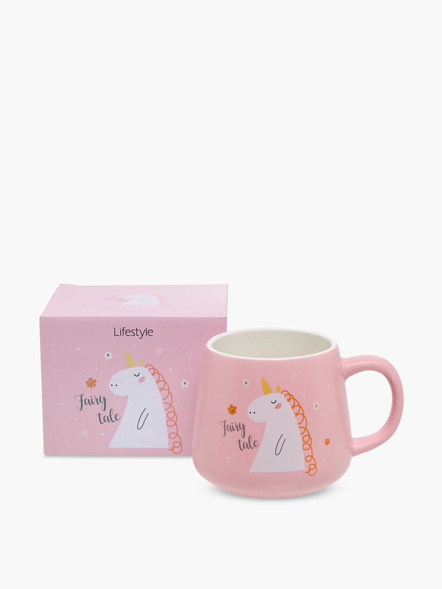 Unicorn Print Bone China Mug with Handle