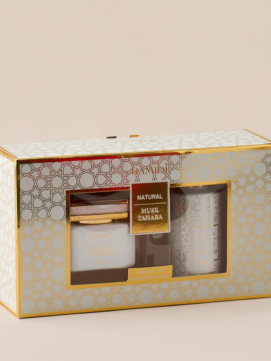 2-Piece Musk Tahara Natural Muattar and Reed Difuser Gift Set