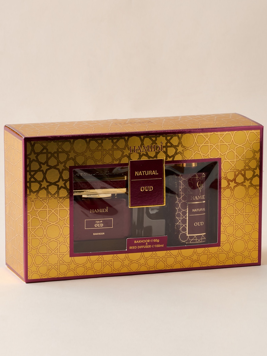 2-Piece Oud Natural Muattar and Reed Difuser Gift Set