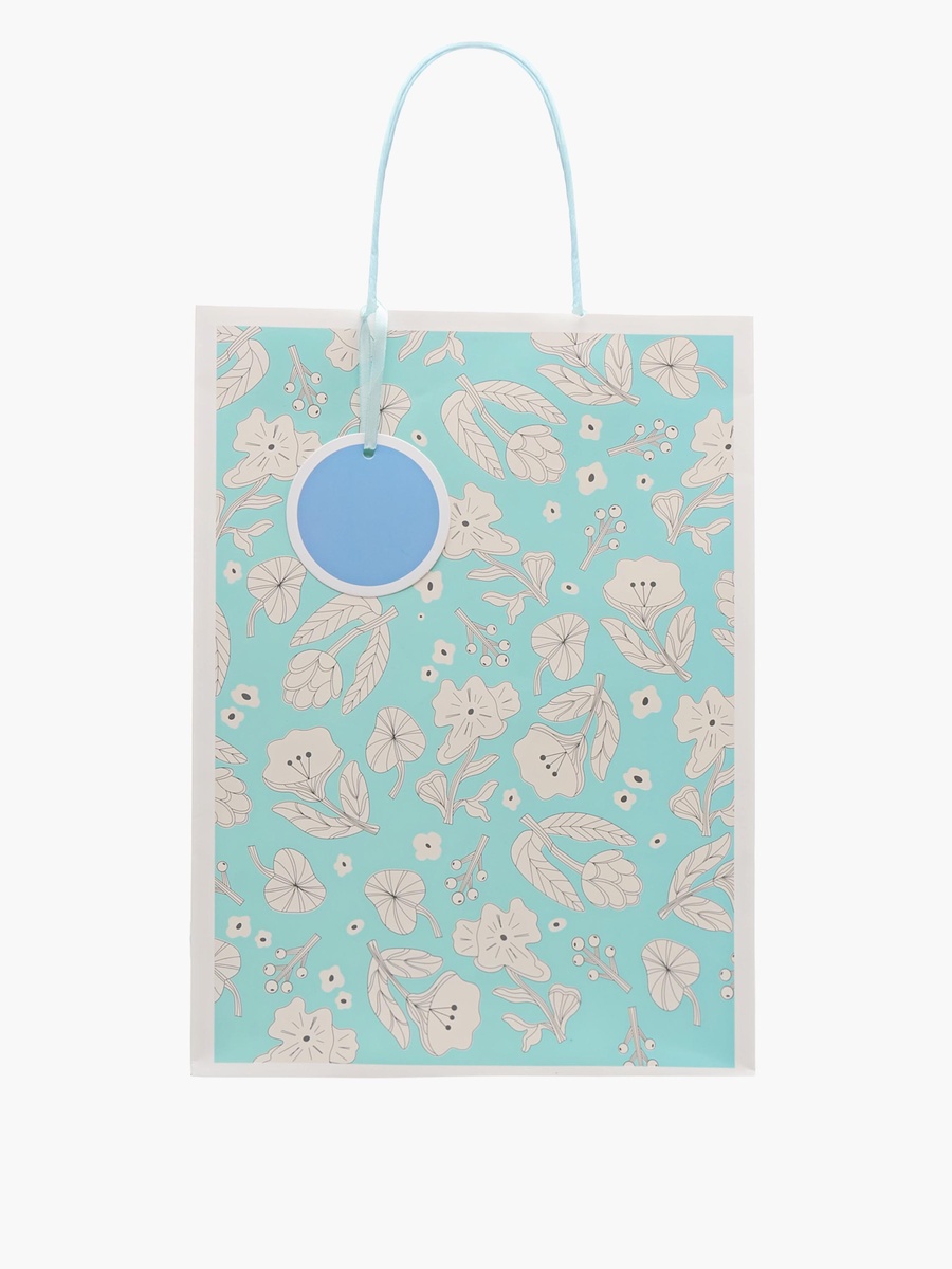 Floral Print Paper Gift Bag - Extra Large