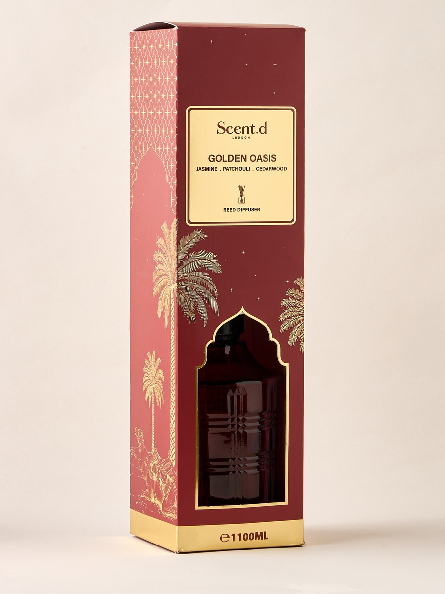 طقم موزّع عطور بالأعواد جولدن أواسيس من سينت.د لندن - 1.1 لتر